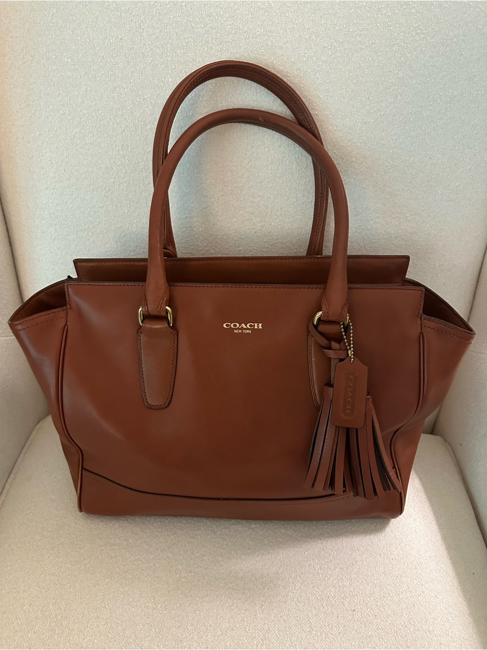 Coach Legacy Candace Carry All Chestnut Brown - Picture 3 of 15